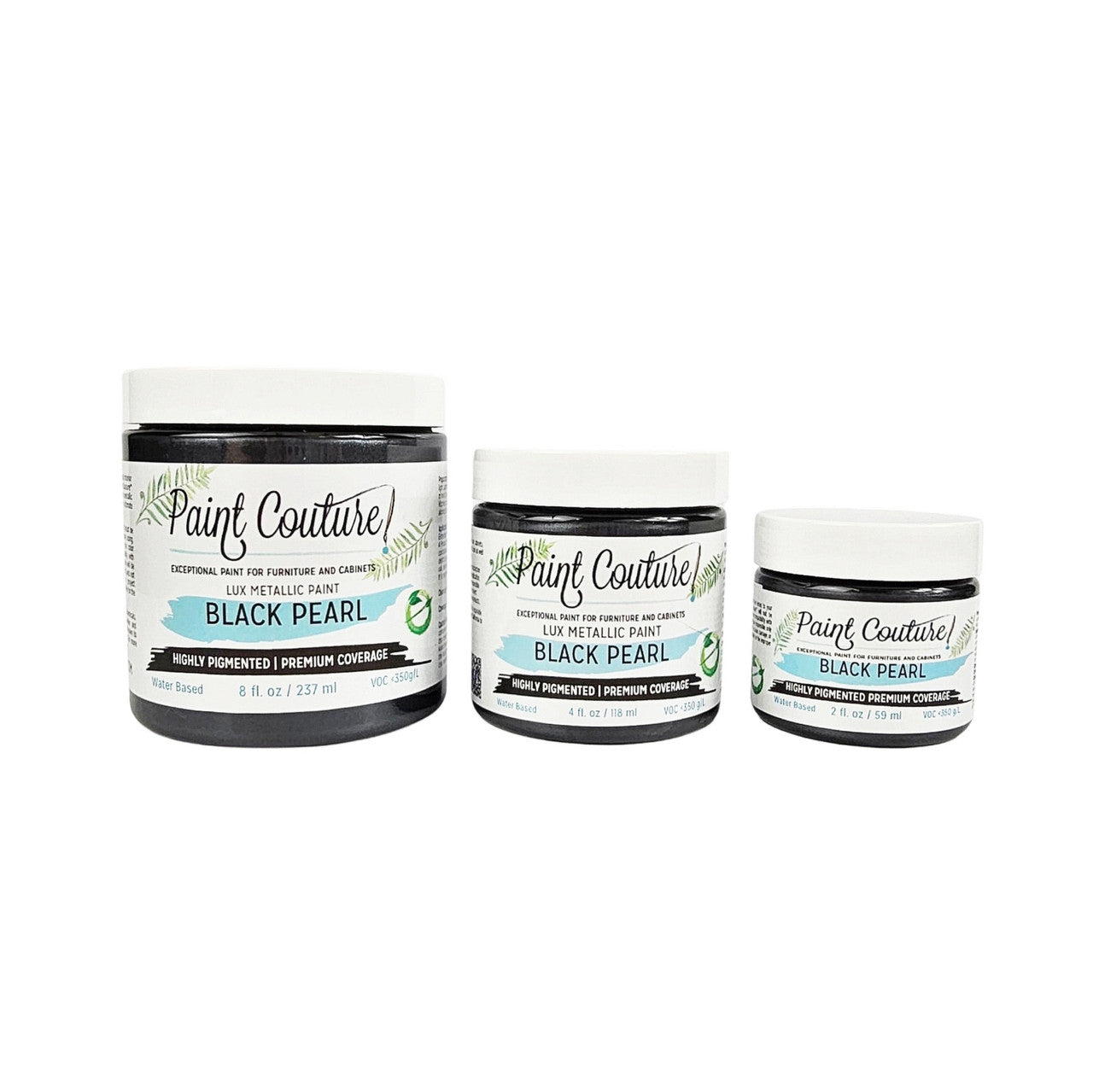Black Pearl Lux Metallic Paint by Paint Couture - Silky Satin Finish