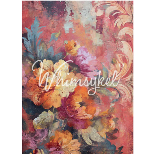 Whimsykel Designs Blooming Alchemy Decoupage Paper - 29" x 21" 18 lb