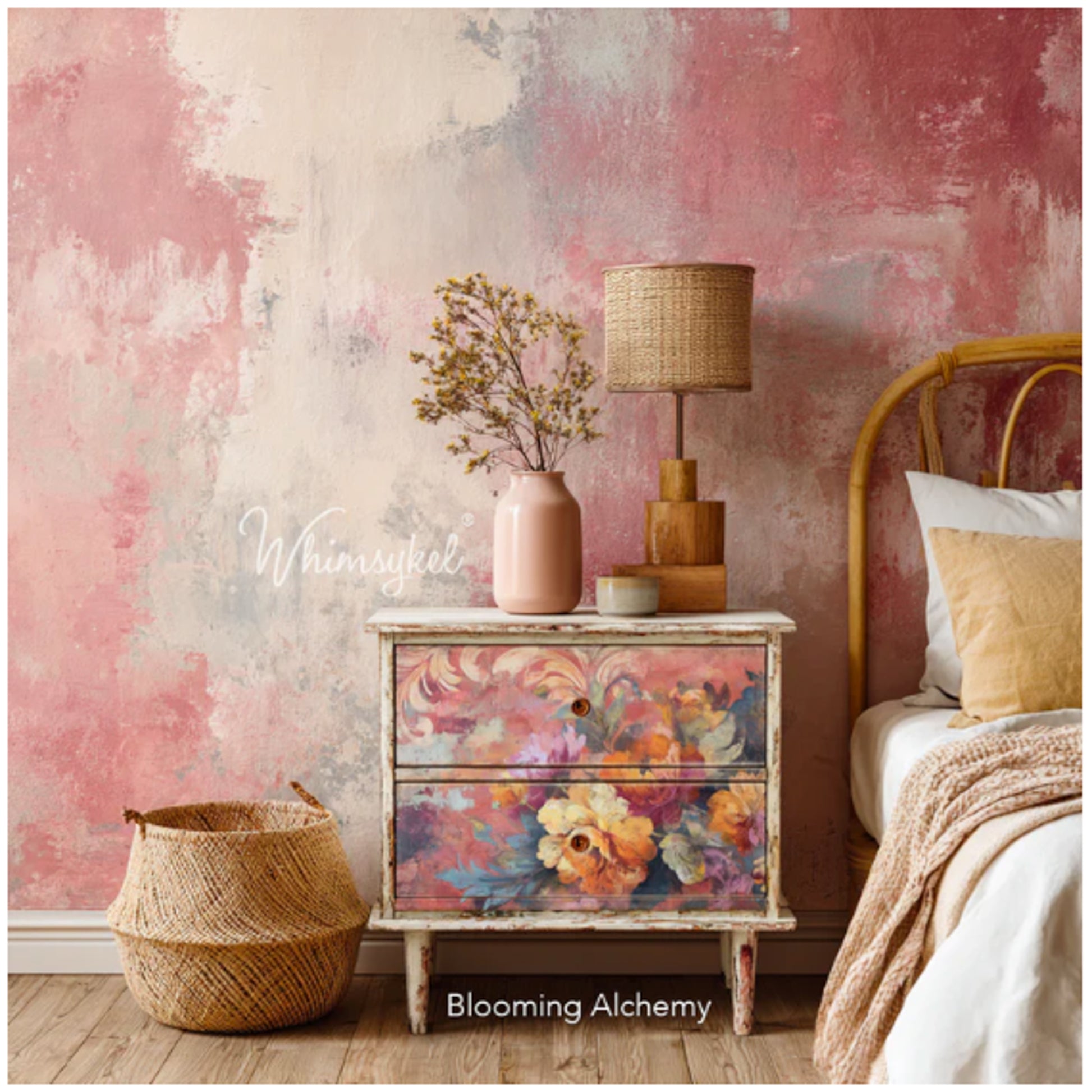 Whimsykel Designs Blooming Alchemy Decoupage Paper - 29" x 21" 18 lb