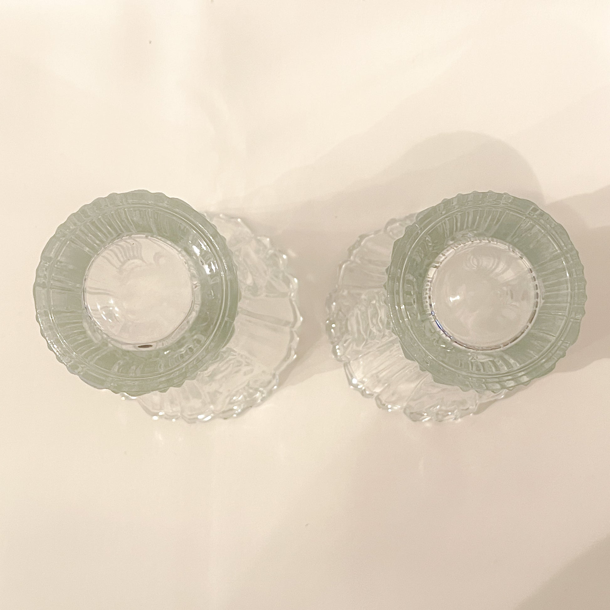 Borgonovo Elena Rose Pattern Vase Italy - Set of 2