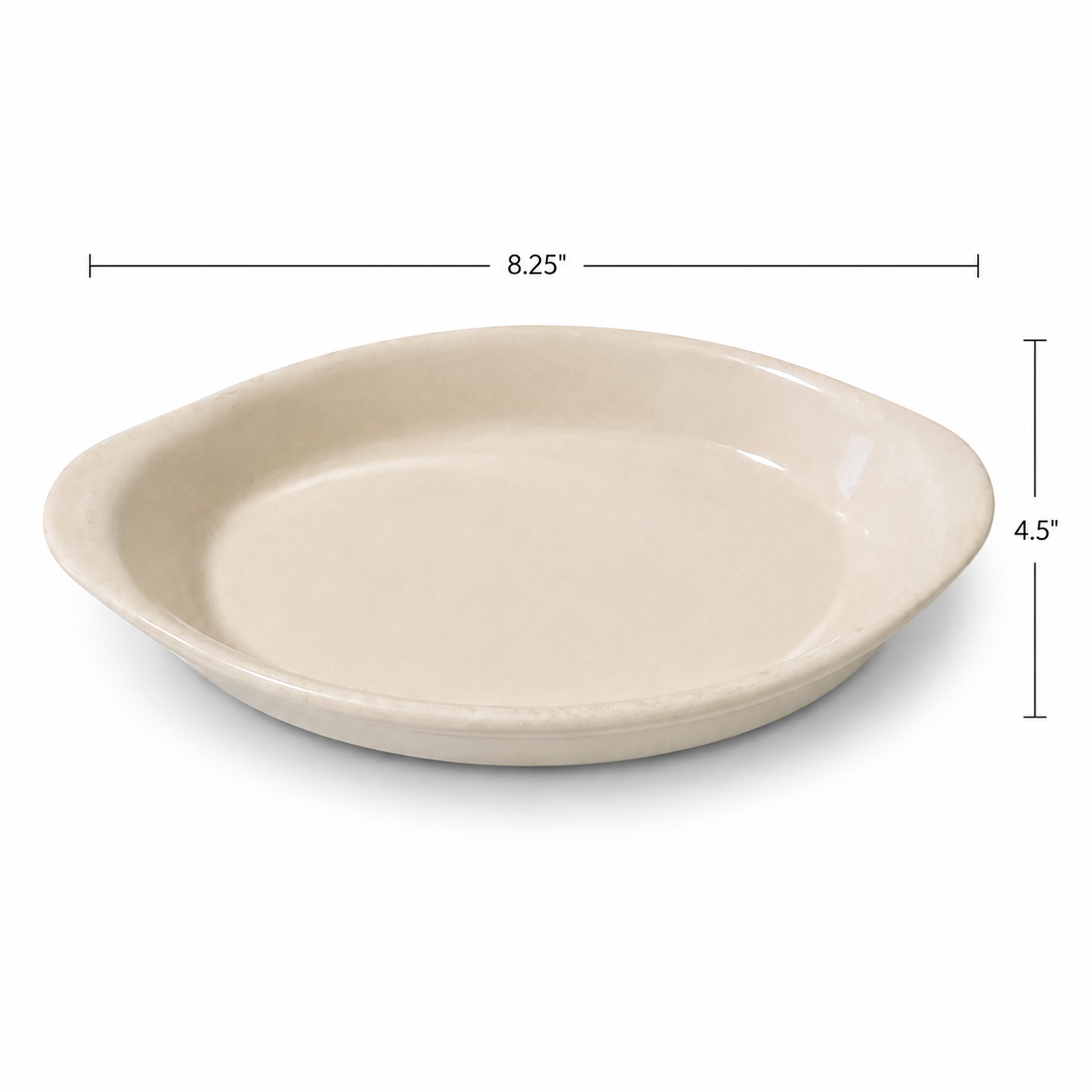 Vintage Oneida Buffalo China Oval Serving Dish - White Ironstone