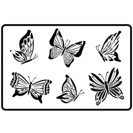 Butterflies Stencil by Jami Ray Vintage