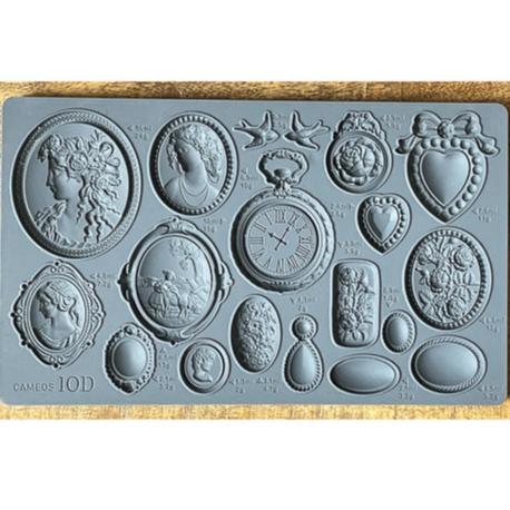 IOD CAMEOS Decor Mould by Iron Orchid Designs