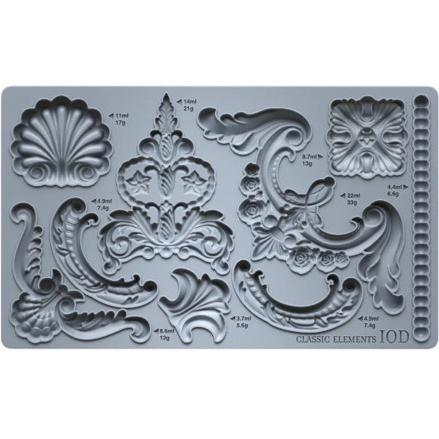 IOD CLASSIC ELEMENTS Decor Mould by Iron Orchid Designs