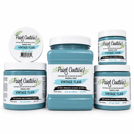 Paint Couture Vintage Flair All in One Acrylic Mineral Paint VOC Free