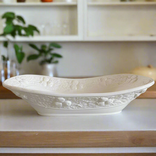 CWC Embossed Oblong Dish Italy