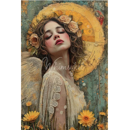 Whimsykel Designs Celestial Gaze Decoupage Paper - 29" x 21" 18 LB