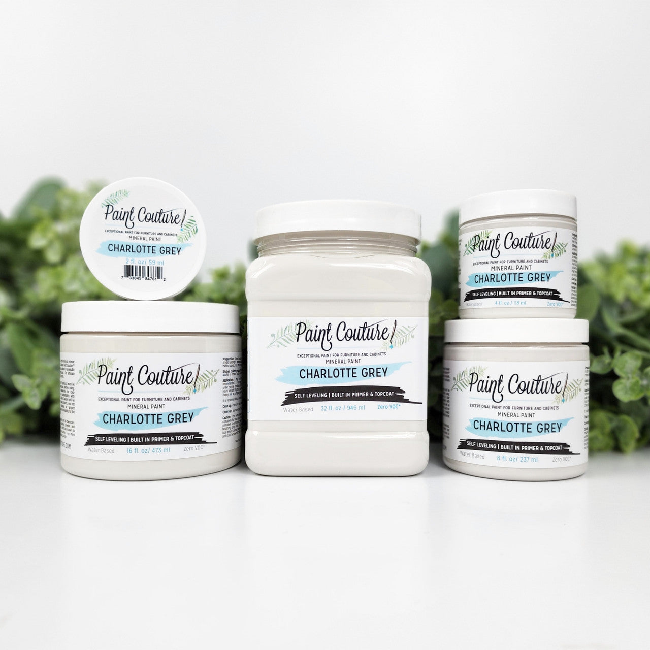 Paint Couture Charlotte Grey All in One Acrylic Mineral Paint VOC Free