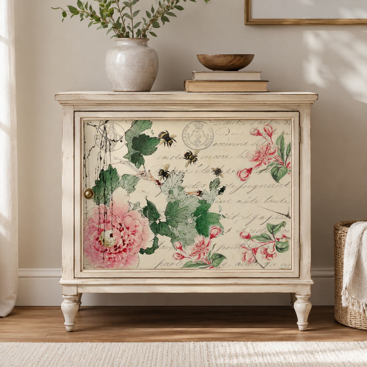 Roycycled Treasures Cherry Blossoms Decoupage Paper - 20" x 30"