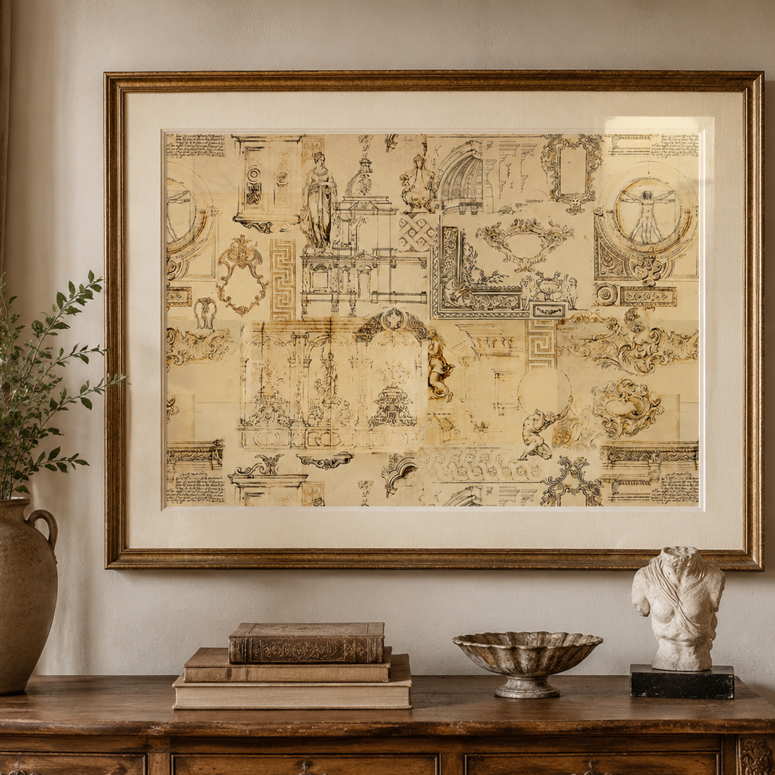 Roycycled Treasures Classical Masterboard Decoupage Paper - 20 x 30