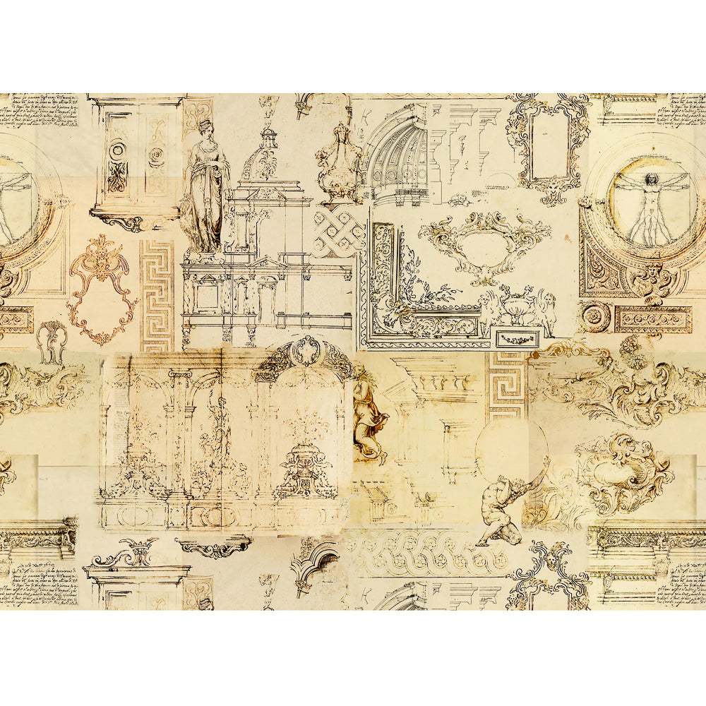 Roycycled Treasures Classical Masterboard Decoupage Paper - 20 x 30