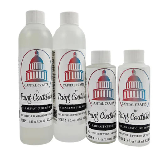 Paint Couture Clear Fast Cure Resin - Crystal Clear Casting & Coating