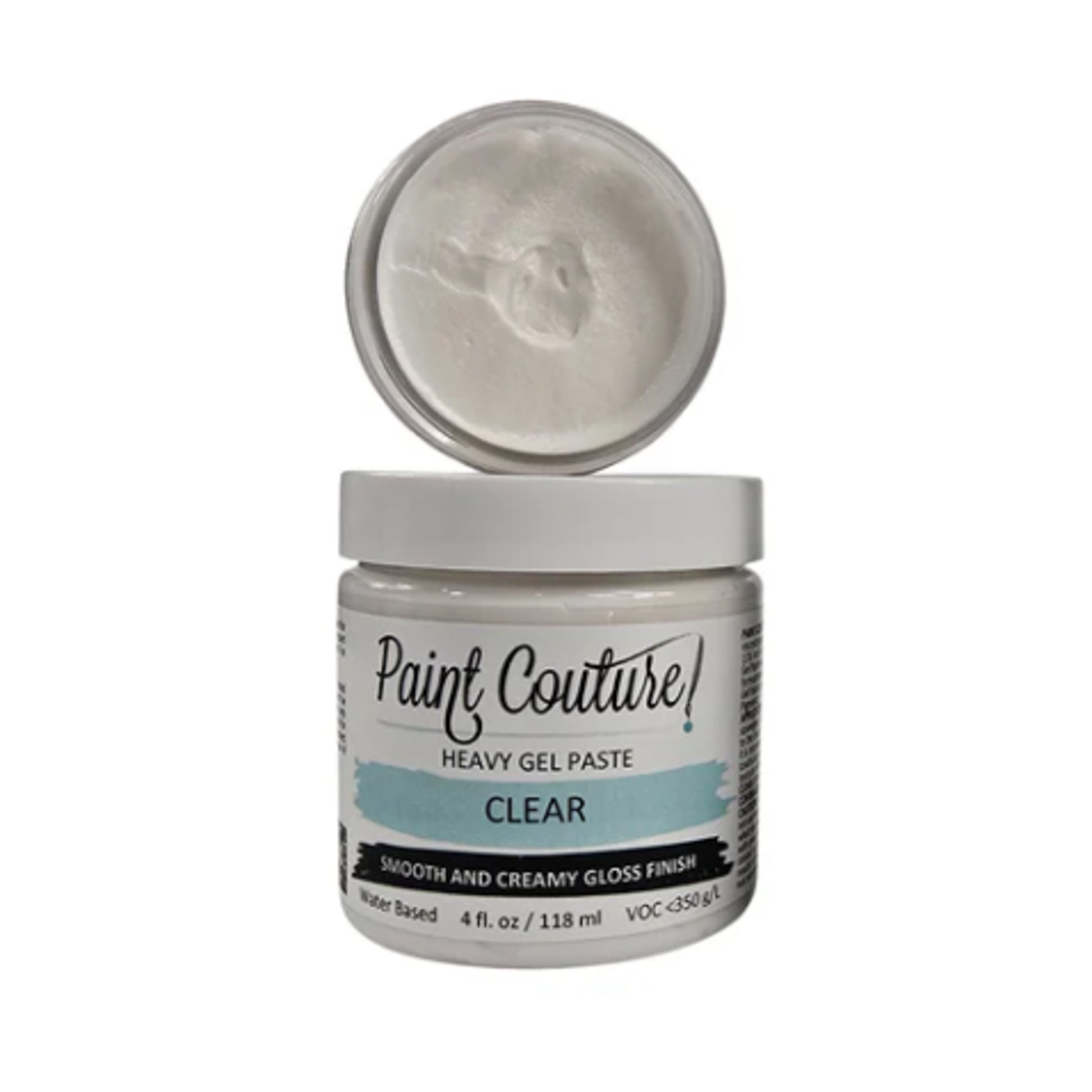 Paint Couture Heavy Gel Paste Clear - Gloss Water Based Texture Medium