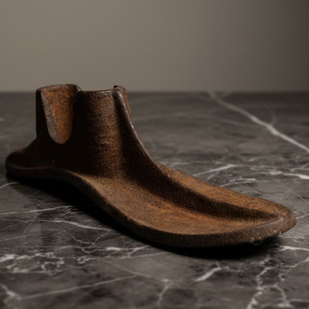 Antique Cast Iron Cobbler’s Shoe Form Child Size - Industrial Decor