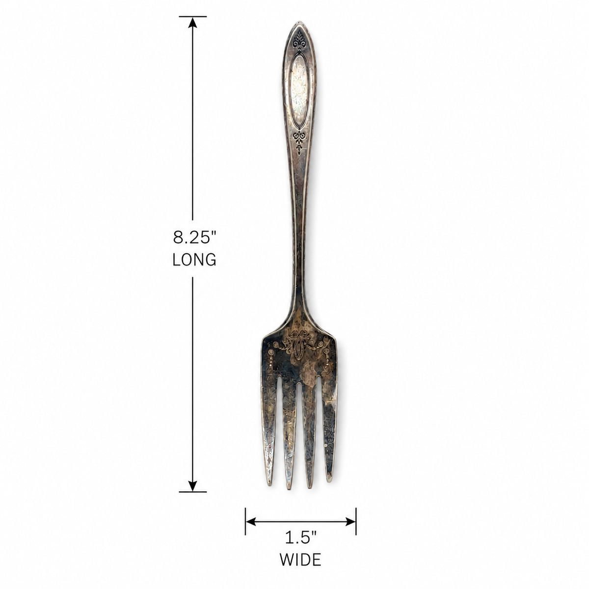 Vintage Community Plate Silverplate Serving Fork - 8.25” Flatware