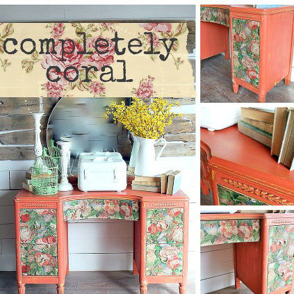 Sweet Pickins Completely Coral Milk Paint - Food Safe & VOC Free