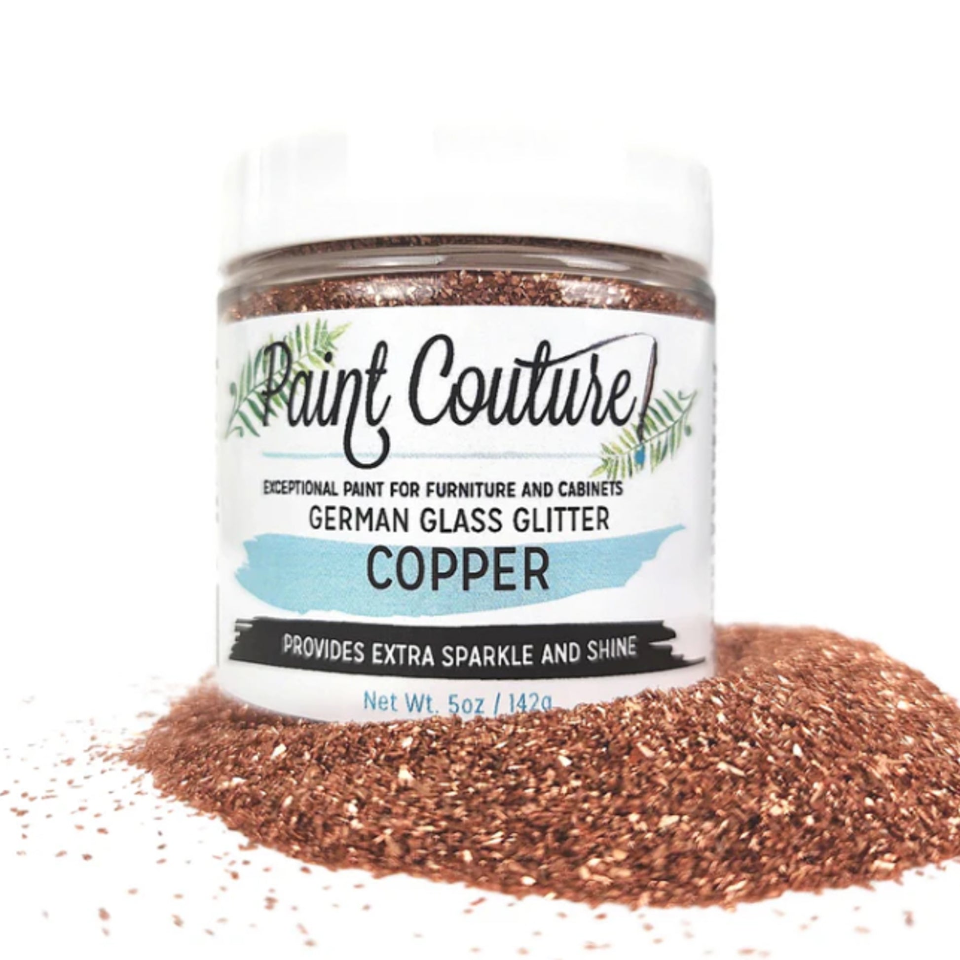 Copper Glass Glitter by Paint Couture - Imported from Germany