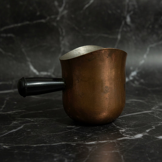 Vintage Copper Smelting Pot with Bakelite Handle | Primitive Decor