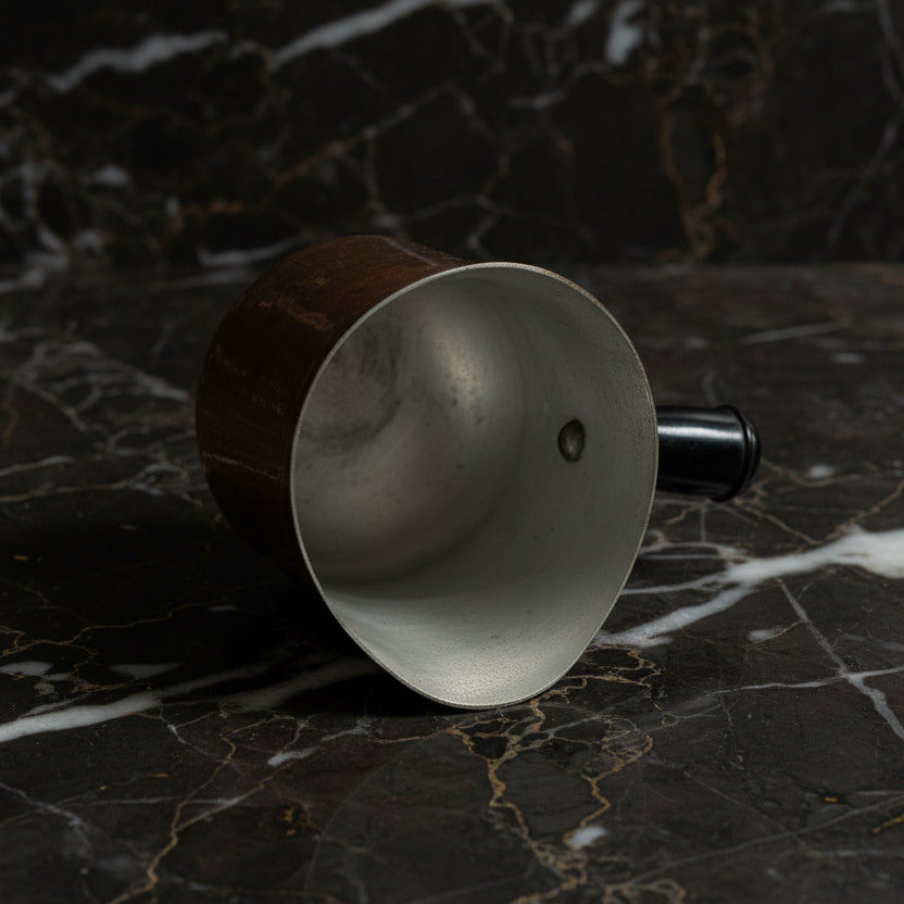 Vintage Copper Smelting Pot with Bakelite Handle | Primitive Decor