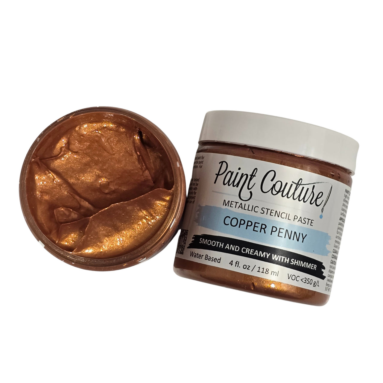 Copper Penny Metallic Stencil Paste - Paint Couture