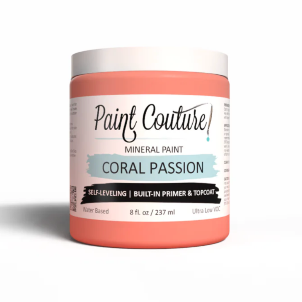 Paint Couture Coral Passion All in One Acrylic Mineral Paint VOC Free