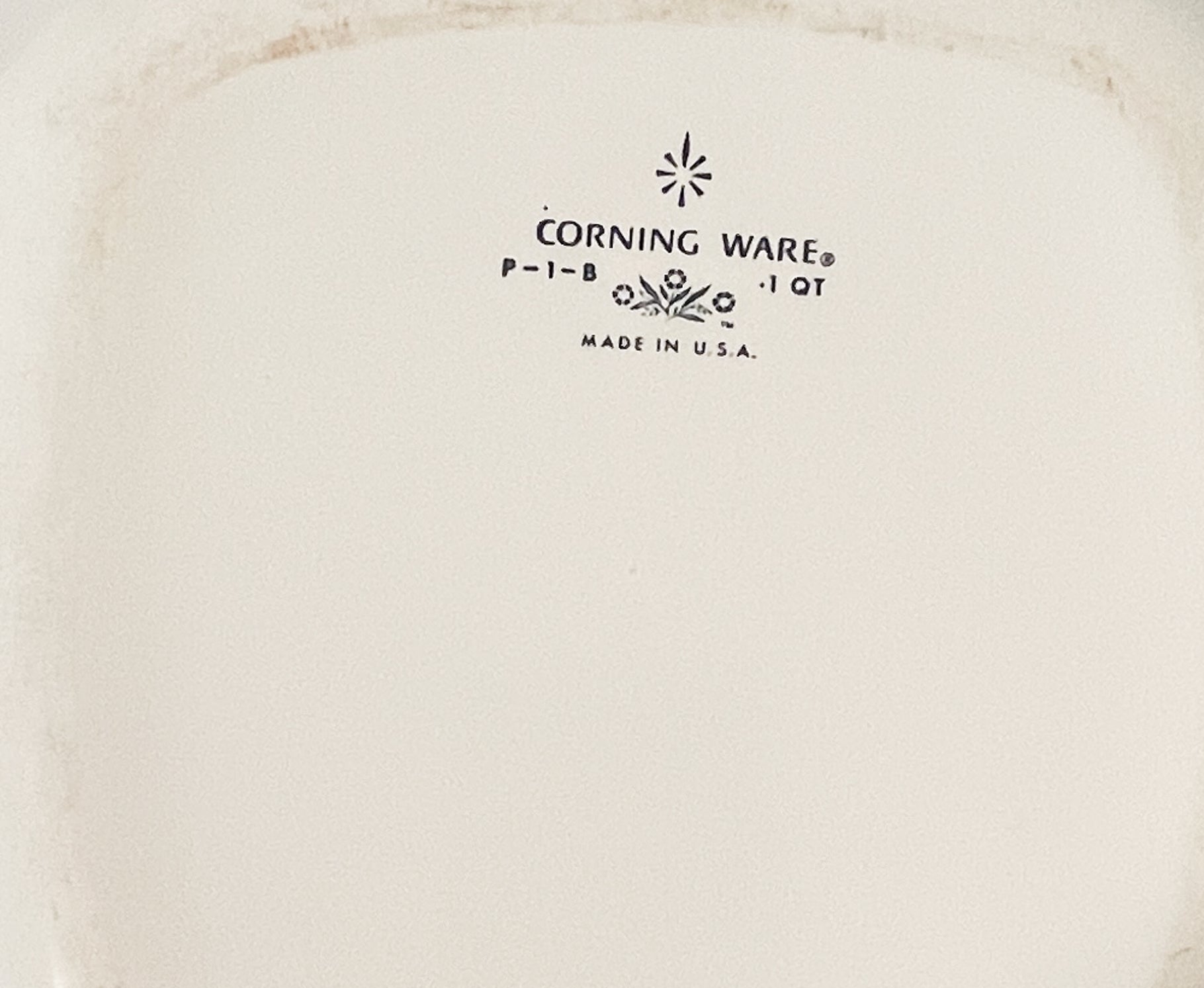 Vintage Corning Ware Cornflower Blue 1 Quart Casserole Dish USA