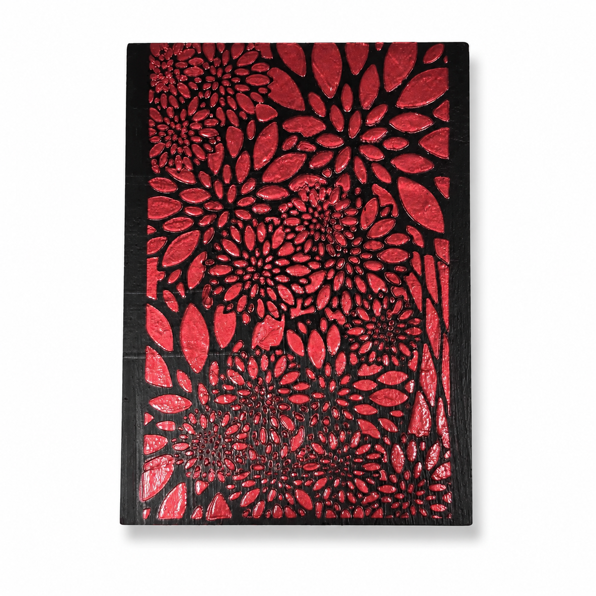 Paint Couture Metallic Stencil Paste Cranberry - Made in USA