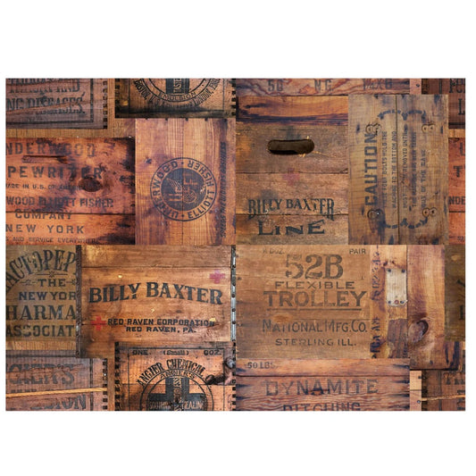 Roycycled Treasures Crate Collage Decoupage Paper - 20" x 30"