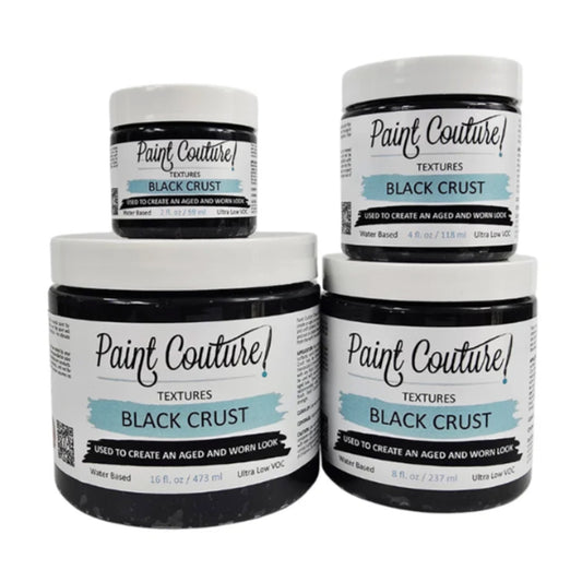 Paint Couture Crust Texture Medium Black - Aged Plaster Effects