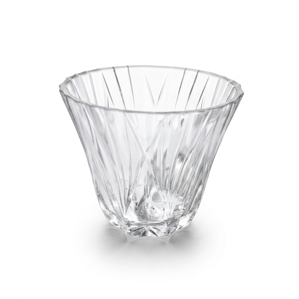 Vintage Crystal Votive Candle Holder - Elegant Holiday Lighting