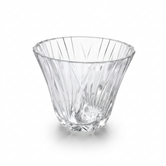 Vintage Crystal Votive Candle Holder - Elegant Holiday Lighting