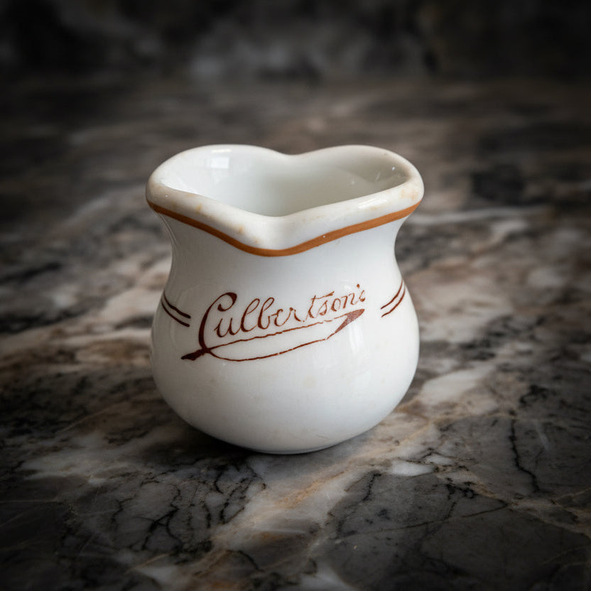 Vintage Culbertson’s Restaurant Ware Personal Creamer | Vitrified China