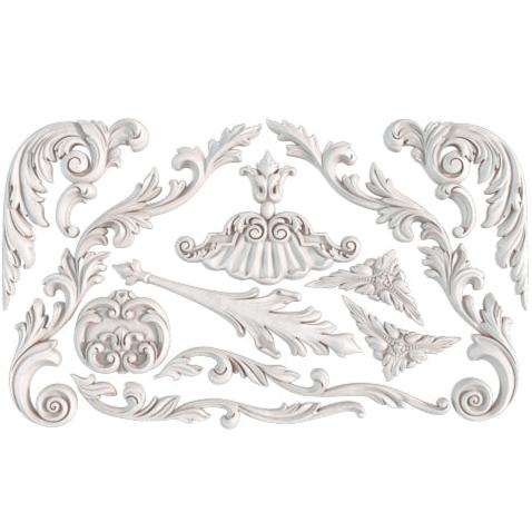 IOD DAINTY FLOURISHES Decor Mould by Iron Orchid Designs