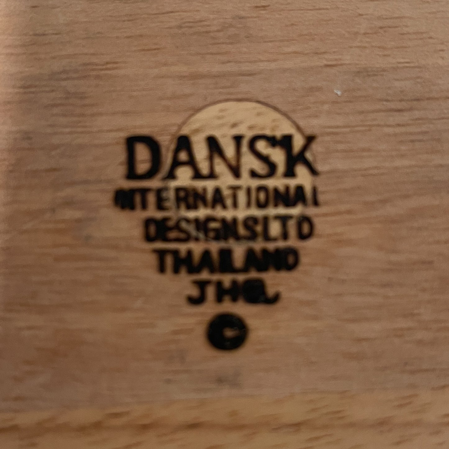 Vintage Dansk International Designs Wooden Salad Bowl - 1970s Thailand