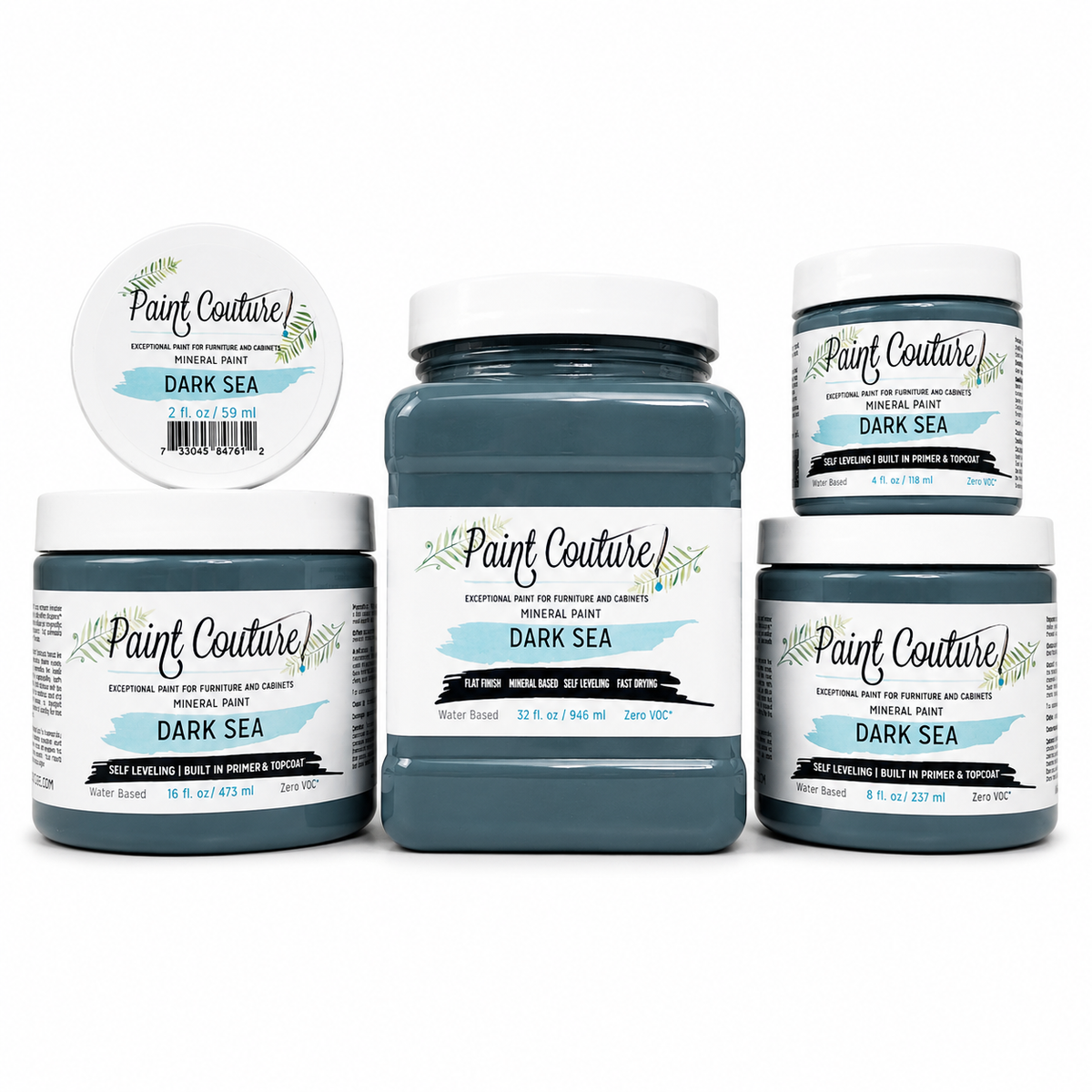 Paint Couture Dark Sea All in One Acrylic Mineral Paint VOC Free