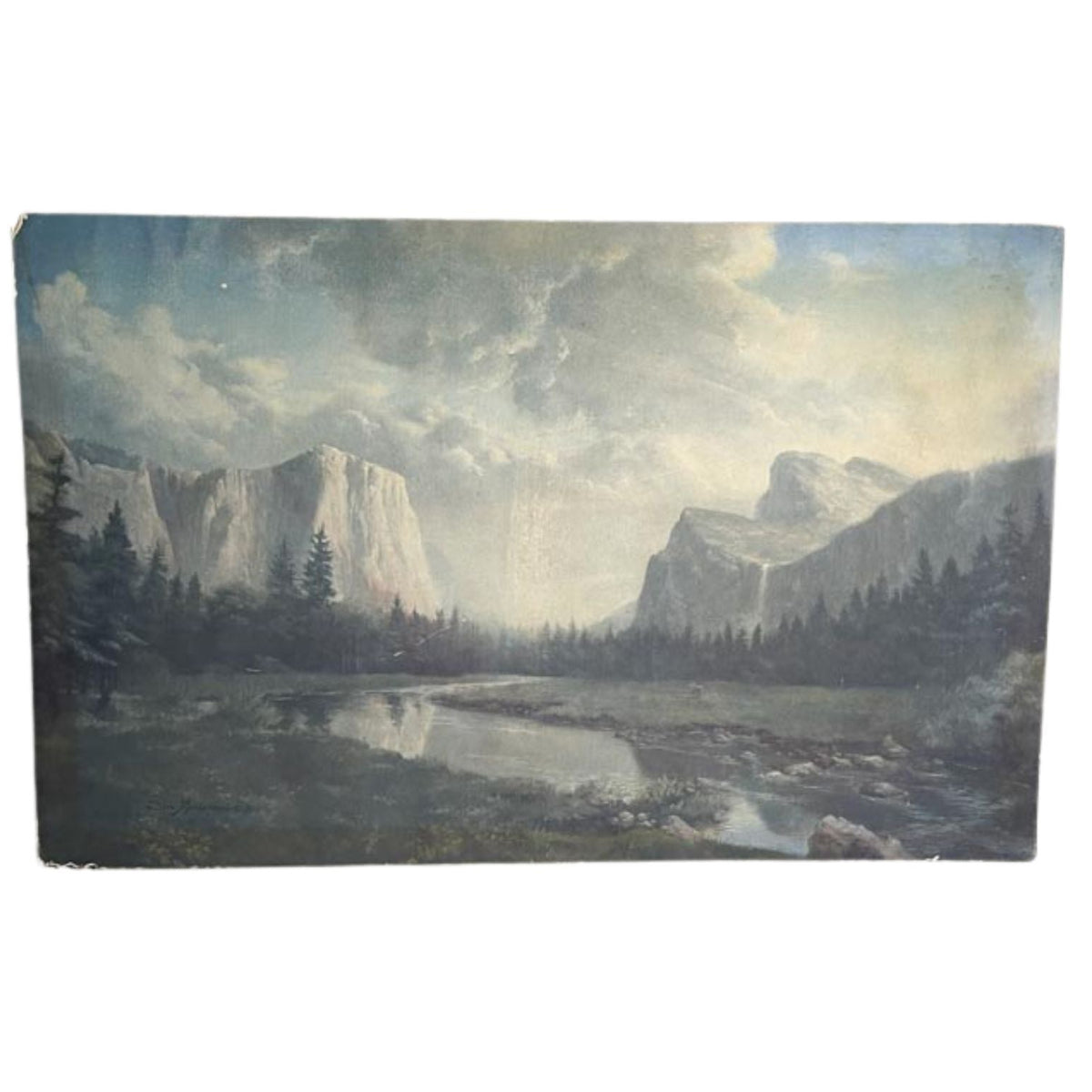 1989 Dino Massaroni "Sunrise Sierra Yosemite National Park" Print