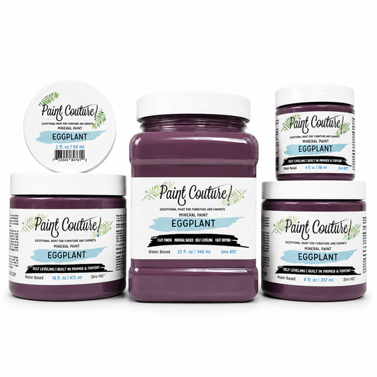 Paint Couture Eggplant All in One Acrylic Mineral Paint VOC Free
