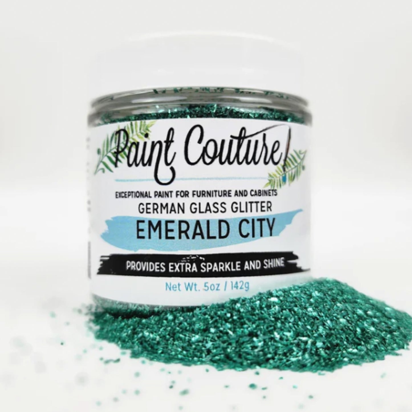 Emerald City Glass Glitter by Paint Couture - Imported from Germany