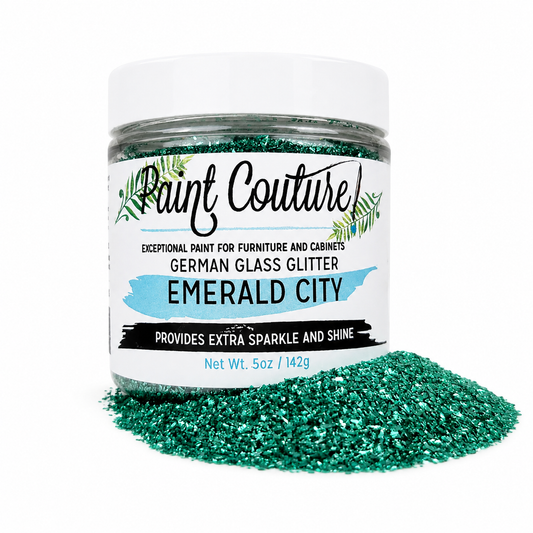 Emerald City Glass Glitter by Paint Couture - Imported from Germany