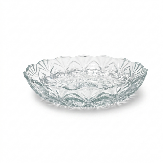 1980s FNG Pressed Glass Bowl - First National Glassware Indonesia