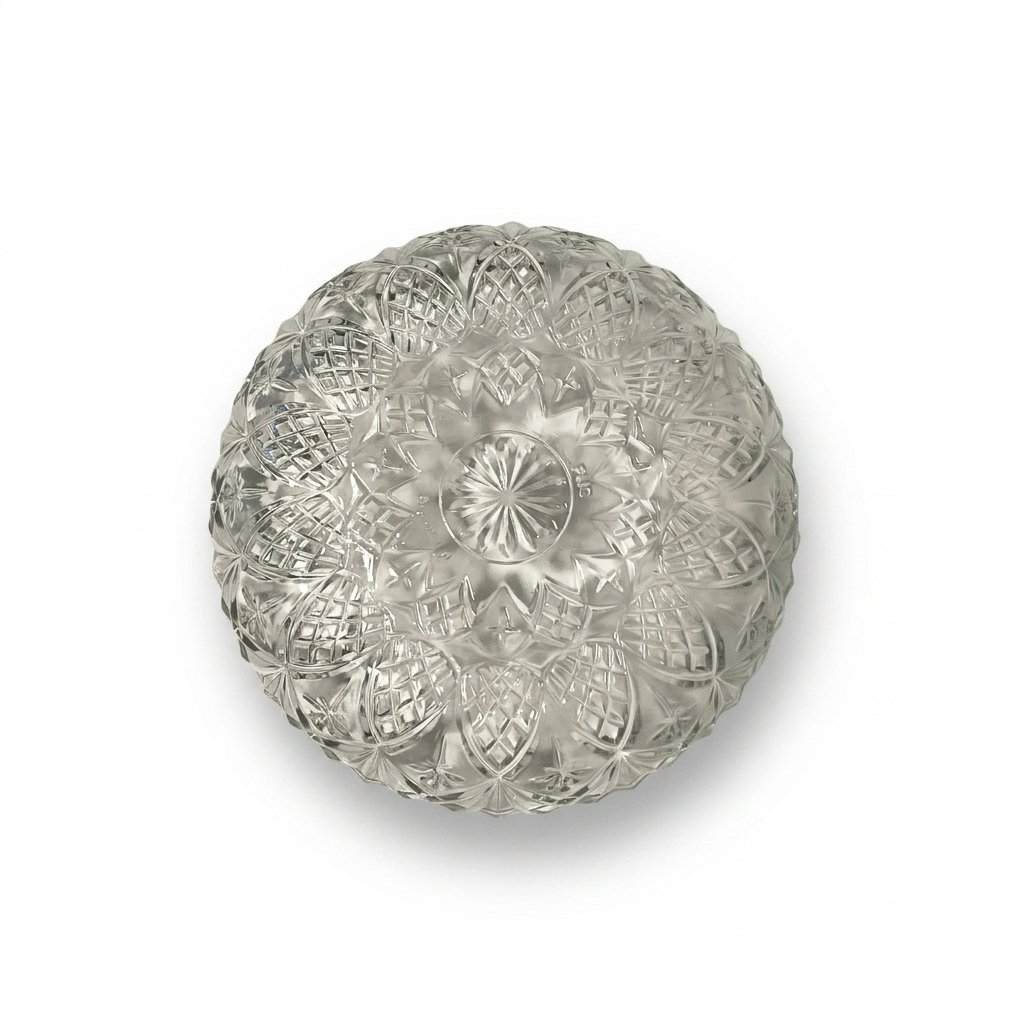 1980s FNG Pressed Glass Bowl - First National Glassware Indonesia