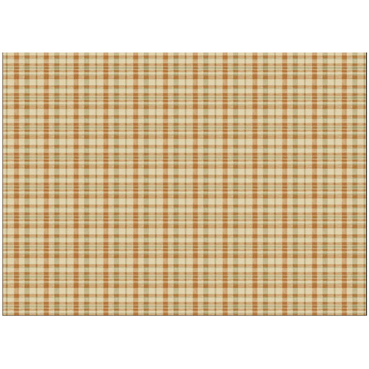 Roycycled Treasures Fall Plaid Decoupage Paper 30x 20 - Made in USA