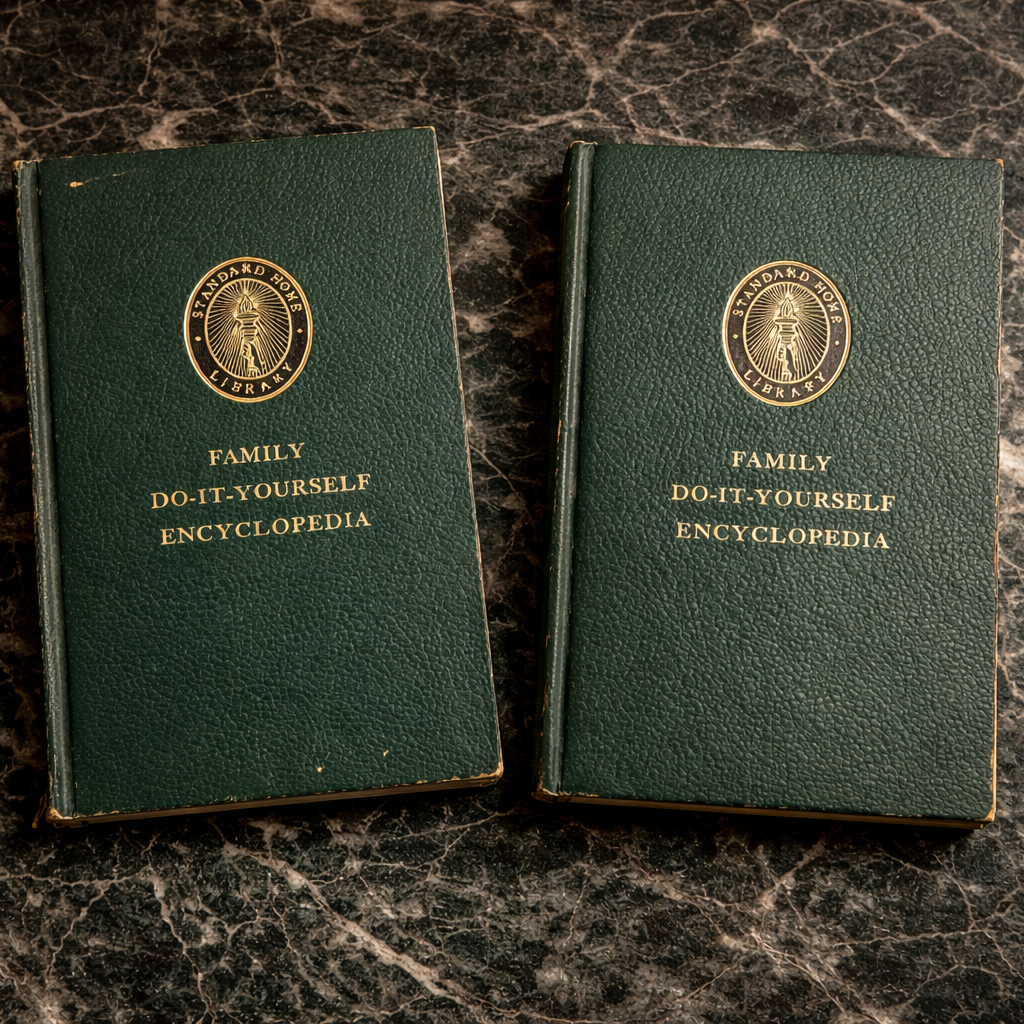 1960 Audels Family Do-It-Yourself Encyclopedias Volume 1 & 2