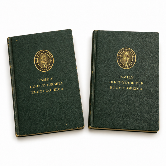 1960 Audels Family Do-It-Yourself Encyclopedias Volume 1 & 2