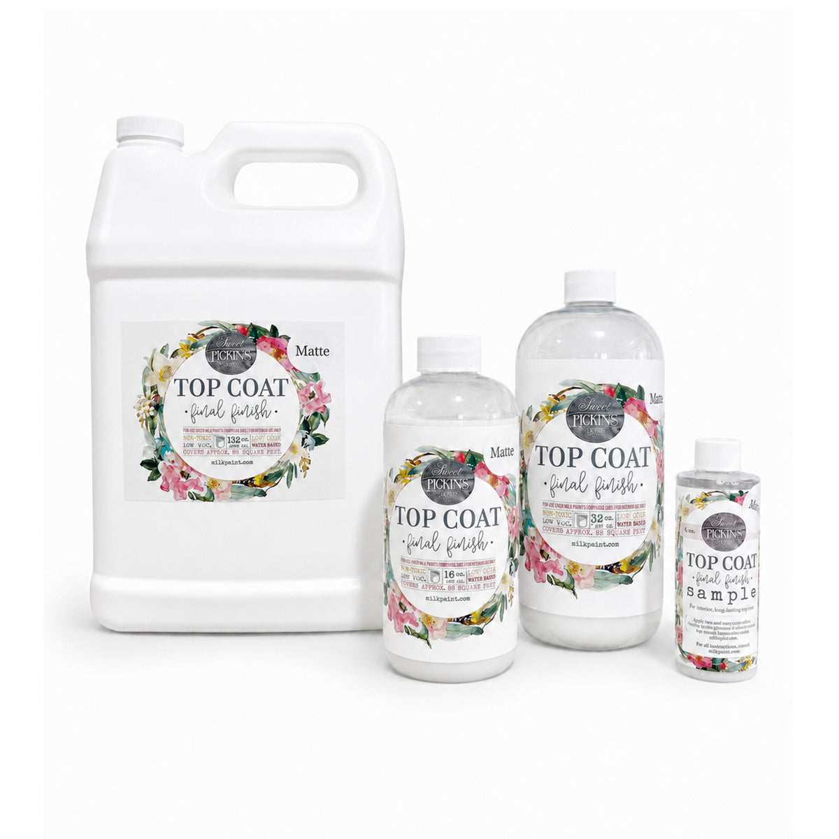 Sweet Pickins Final Finish Top Coat - Matte Durable Clear Sealer