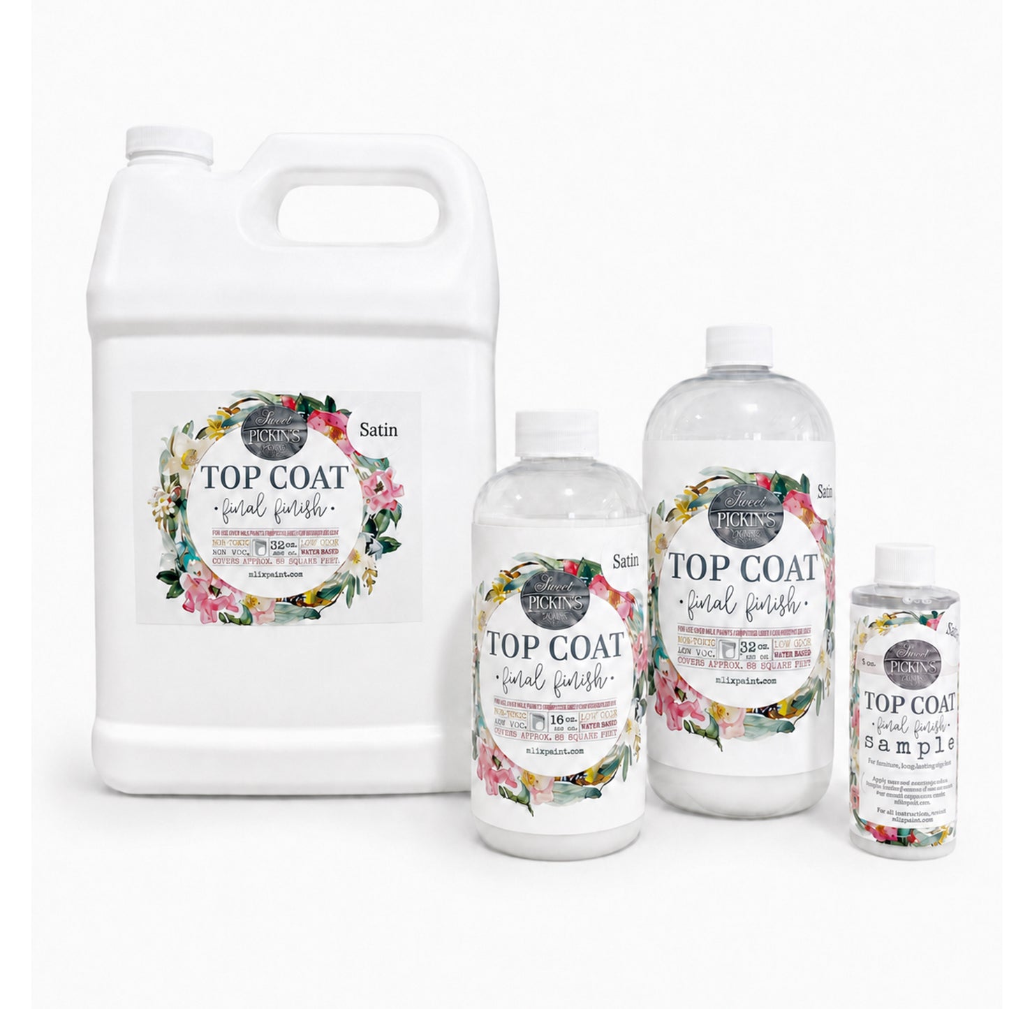 Sweet Pickins Final Finish Top Coat - Satin Durable Clear Sealer