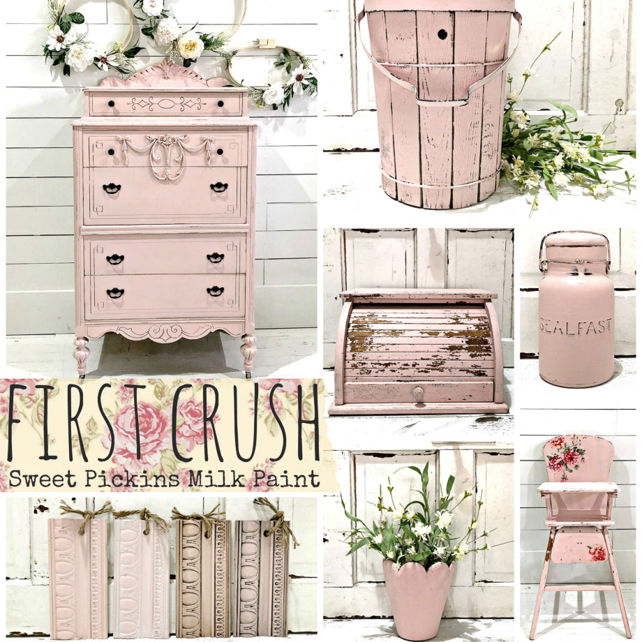 Sweet Pickins First Crush Milk Paint - Food Safe, Non-Toxic & VOC Free
