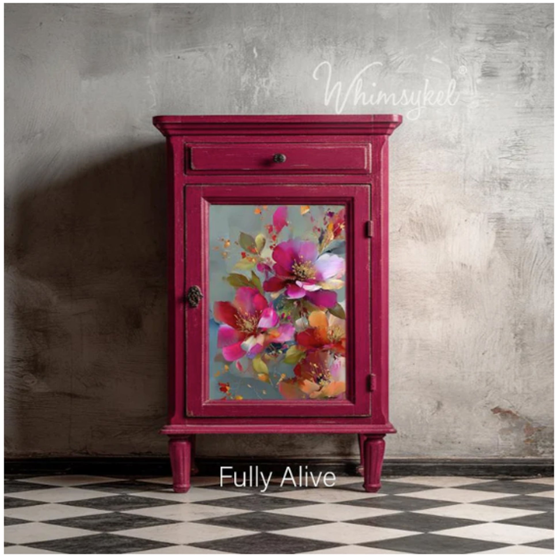 Whimsykel Designs Fully Alive Decoupage Paper - 29" x 21" 18 lb