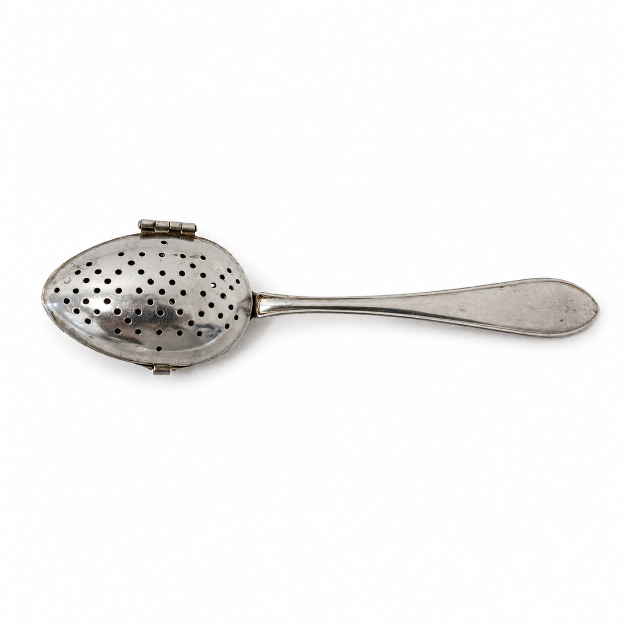 Vintage Mussbach Germany Hinged Metal Tea Infuser - Leaf Tea Strainer