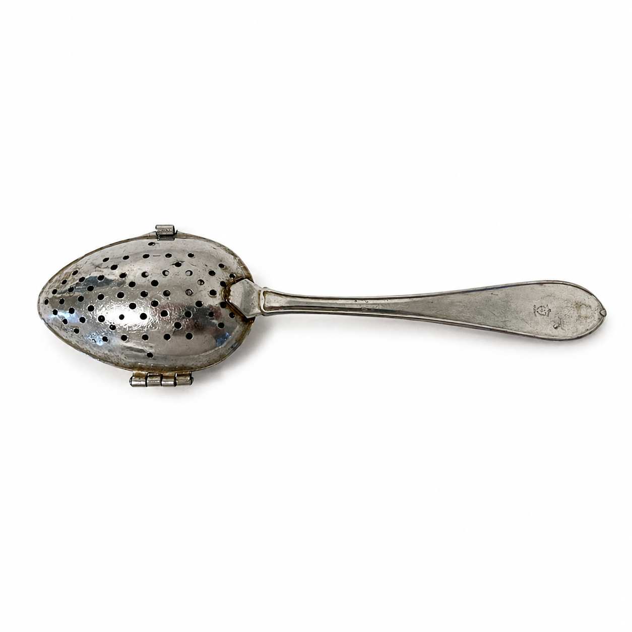 Vintage Mussbach Germany Hinged Metal Tea Infuser - Leaf Tea Strainer
